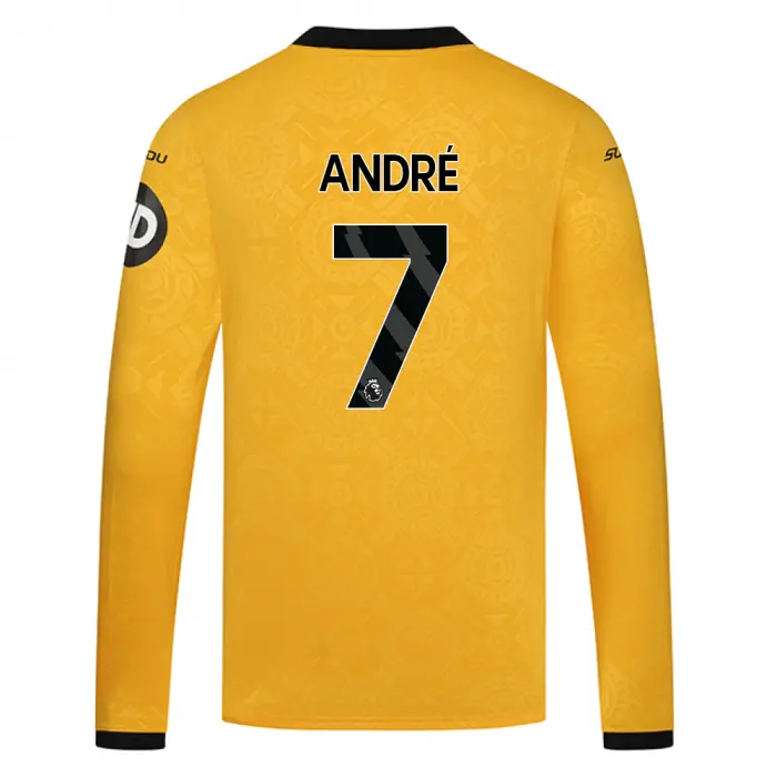 Wolverhampton Wanderers Store | Shop Official 2025-26 Wolves Home Shirt – LS ANDRÉ 7 Wolves Gear